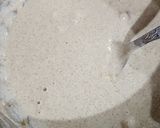 A picture of step 2 of Kuttu waterchestnut flour pumpkin pie.