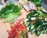 Foto langkah ke 2 dari resep Tumis Ikan Asin Jambal Cabe Ijo.