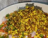 A picture of step 2 of Healthy Murmura Mothbean Chutney Bhel.