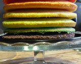 Foto del paso 4 de la receta: Rainbow cake