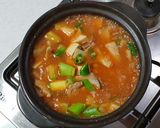 รูปขั้นตอนการทำที่ 8 ของ 된장찌개(เทวนจังจิแก) แกงเต้าเจี้ยวเกาหลี #อาหารเกาหลี