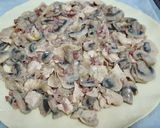 A picture of step 5 of Chicken and Mushroom Puff Pastry Empanada.