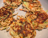 義大利麵簡單蔬菜小煎餅（Spaghetti Fritters)的食譜步驟4照片