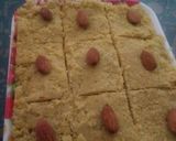 A picture of step 8 of Besan burfi in Microwave.