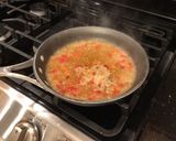 A picture of step 3 of Chili Lemon Shrimp with Lobster Ravioli.