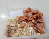 Foto langkah ke 1 dari resep Spicy Pasta Alfredo.
