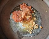 A picture of step 2 of Persian Khamse Abij (Grape Jam & Eggs).