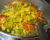 गाजर मटर पत्ता गोभी की सब्जी (Gajar matar patta gobhi ki sabzi recipe in hindi) रेसिपी चरण 3 फोटो