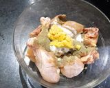 A picture of step 1 of Lemon black pepper chicken.