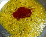 A picture of step 2 of Cabbage – Moong dal Subzi.