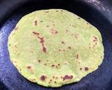 A picture of step 6 of Spinach paratha(palak paratha).