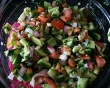 A picture of step 3 of Mexican salad.