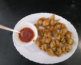 A picture of step 4 of Fry wanton.