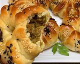A picture of step 15 of Mincedmeat stuffed bread rolls.