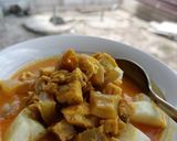 Foto langkah ke 7 dari resep Kikil tahu tempe kuah santan pedas.