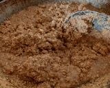 A picture of step 3 of Roasted Sunflower seeds burfi.