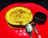 A picture of step 7 of Chebabs (Emirati Saffron and cardamom pancakes).