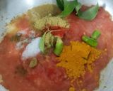 A picture of step 2 of Healthy no oil sprouts curry.