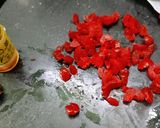 A picture of step 2 of Beetroot papaya vanilla tutty fruity nutty cake# thc# thc week 8.