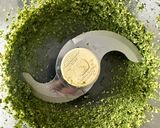 A picture of step 1 of Basic Pesto.