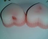 Foto langkah ke 6 dari resep Puding isi strawberry.