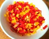 Foto del paso 2 de la receta Yemas de Espárragos con vinagreta de pimientos