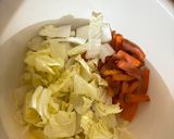 Foto langkah ke 1 dari resep Tumis Wortel Sawi.