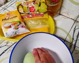 Foto langkah ke 7 dari resep Bakpao Pandan isi Selai Nanas dan Selai Coklat (No Mixer).