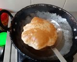 A picture of step 7 of Poori sagu and chapathi.