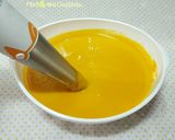 Hình bước làm 4 của món Sữa bí Đỏ 호박우유