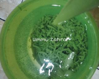 Cendol 'daun Pandan' - Step 3