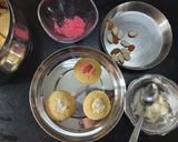 A picture of step 7 of Besan coconut cookies.