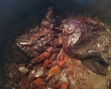 A picture of step 6 of Beef Cheeks in Bourguignonne Sauce.