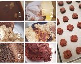 A picture of step 2 of Triple Chocolate Cookies.