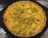 Foto del paso 4 de la receta: Tarta integral de zucchinis y queso 😋