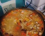 Hình bước làm 4 của món Soup ức gà