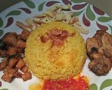 Foto langkah ke 5 dari resep Nasi Kuning Rice Cooker.