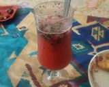 A picture of step 3 of Strawberry mint margarita.