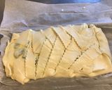 Une image de l'étape 12 de Gâteau kiwis noix de coco citron vert et fromage blanc en croûte tressée.