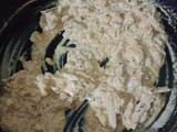 Fideos con salsa Alfredo sencilla