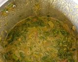 A picture of step 5 of Soya Palak Potato Curry: healthy protein rich curry.