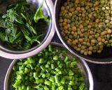 A picture of step 1 of Tuver beans in Hydrabadi gravy.