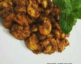 A picture of step 5 of Prawns Ghee Roast.