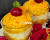 A picture of step 14 of Mango Kalakand Shots.