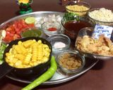 A picture of step 1 of Sweet corn cheese bhel.