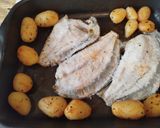 Foto del paso 11 de la receta: Filetes de Rodaballo al horno con papas cocidas