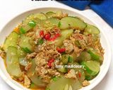 Foto langkah ke 5 dari resep Tumis Pedas Timun Telur.