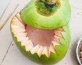 Hình bước làm 1 của món Rau câu trái dừa 🥥