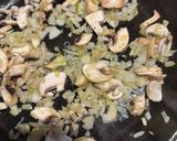 A picture of step 2 of One Pot Steamed White Fish and Savory Rice with Roasted Garlic and Tomato Sauce.
