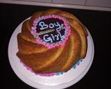 A picture of step 7 of Vanilla Cake. (1kg Gender Reveal Cake).